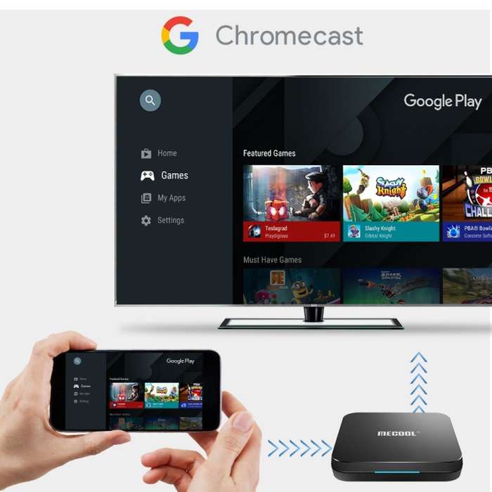 MECOOL KM9 Pro 4K Ultra HD Smart Android 10.0 Amlogic S905X2 TV Box with Remote Controller, 2GB+16GB