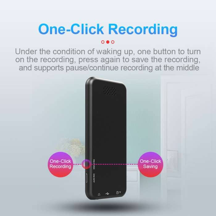 8GB M15 Multi-function Smart Voice Recorder MP3 Hifi Sound Music Player Walkman