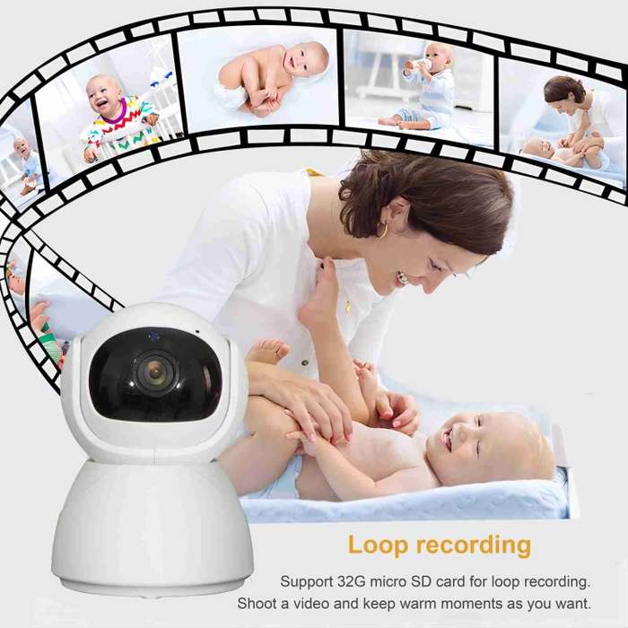 ABM700 5 inch Wireless Video Night Vision Baby Monitor Security Camera(EU Plug)