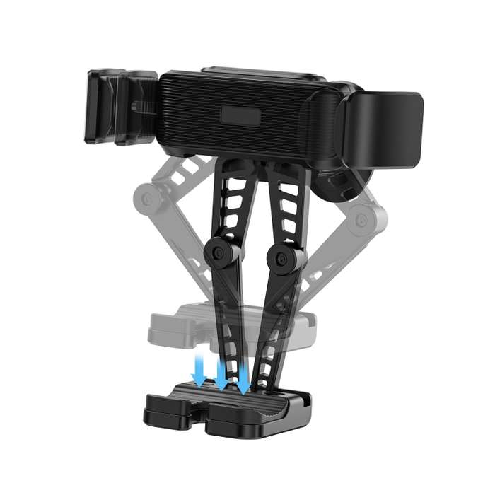 WIWU CH033 Linglong Series Portable Mini Car Mount(Black)