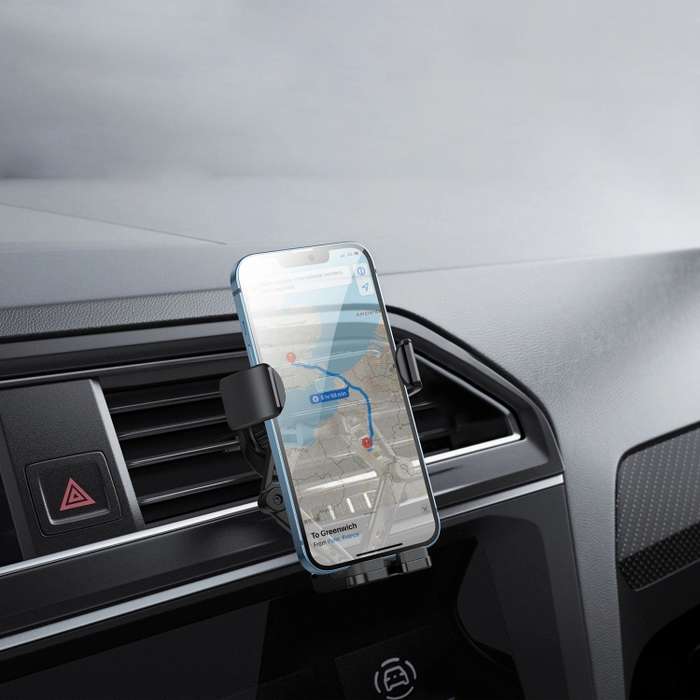 WIWU CH033 Linglong Series Portable Mini Car Mount(Black)