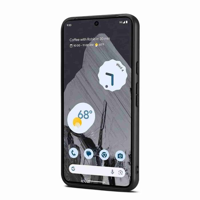 For Google Pixel 6a Dual Card Slot Holder Phone Case(Autumn Yellow)