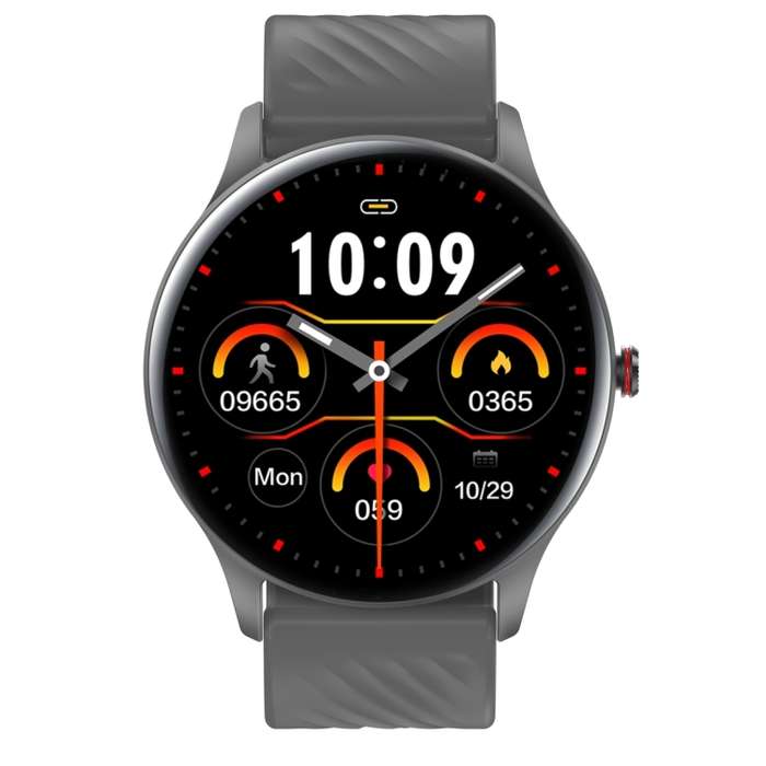 YK02 1.43 inch AMOLED Screen Smart Watch, BT Call / Heart Rate / Blood Pressure / Blood Oxygen(Tarni