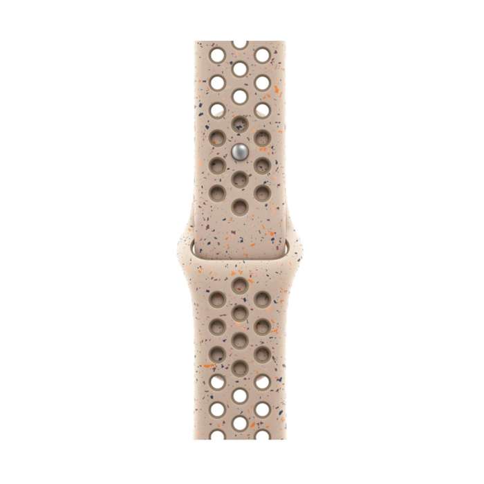 For Apple Watch SE 40mm Coloful Silicone Watch Band(Sandstone Brown)