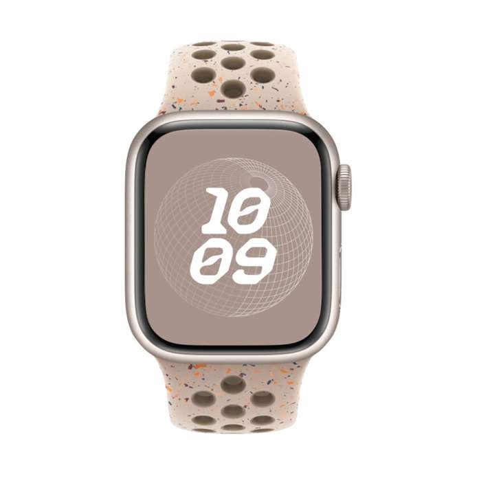 For Apple Watch SE 40mm Coloful Silicone Watch Band(Sandstone Brown)