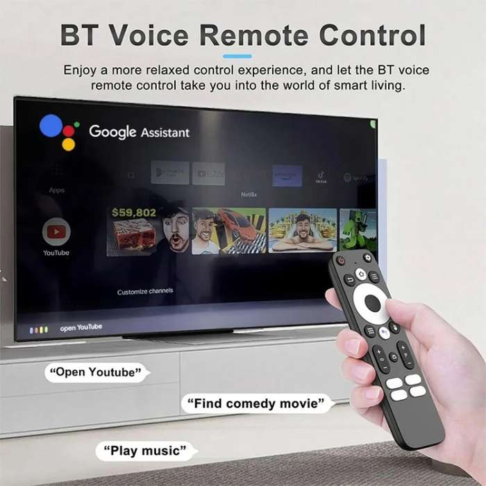 LEMFO DQ10 Allwinner H618 Quad Core ARM Cortex A53 8K HD Android TV Stick, RAM:4GB+32GB(EU Plug)