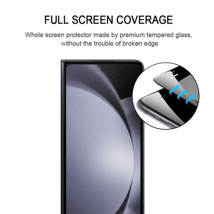 For Samsung Galaxy Z Fold6 Front Screen Full Glue Full Cover Screen Protector Tempered Glass Film