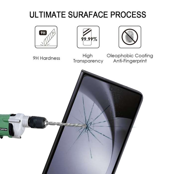 For Samsung Galaxy Z Fold6 Front Screen Full Glue Full Cover Screen Protector Tempered Glass Film