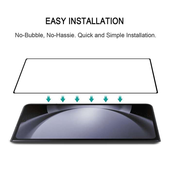 For Samsung Galaxy Z Fold6 Front Screen Full Glue Full Cover Screen Protector Tempered Glass Film