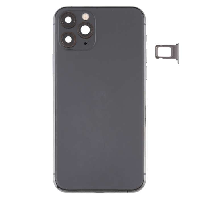 Battery Back Cover (with Side Keys & Card Tray & Power + Volume Flex Cable & Wireless Charging Modul