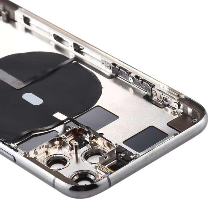 Battery Back Cover (with Side Keys & Card Tray & Power + Volume Flex Cable & Wireless Charging Modul
