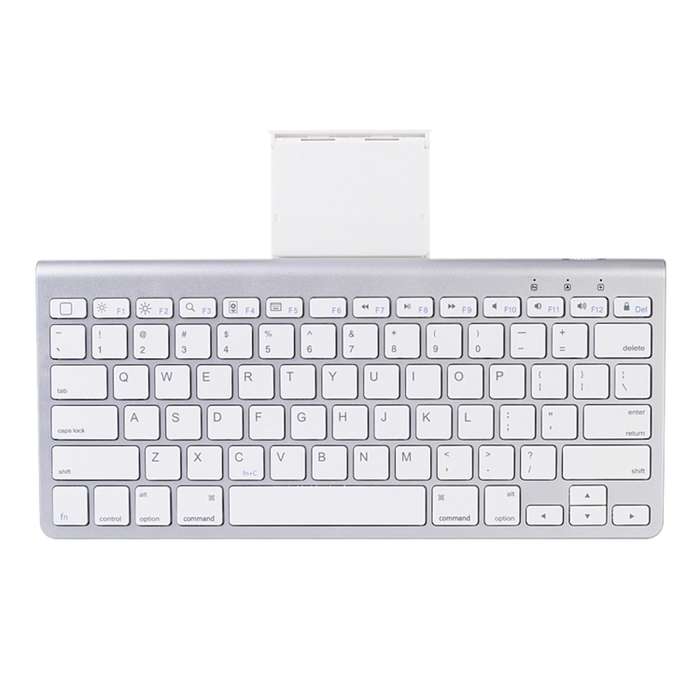 MC Saite 460BT 78 Keys Ultra-thin Mini Wireless Bluetooth Keyboard, Built-in Holder, Support Android