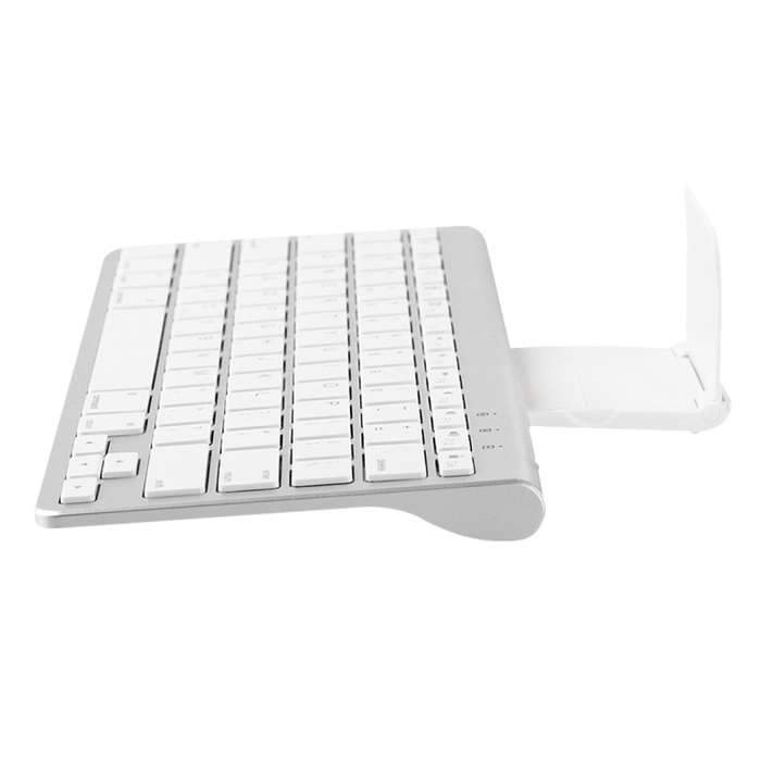MC Saite 460BT 78 Keys Ultra-thin Mini Wireless Bluetooth Keyboard, Built-in Holder, Support Android