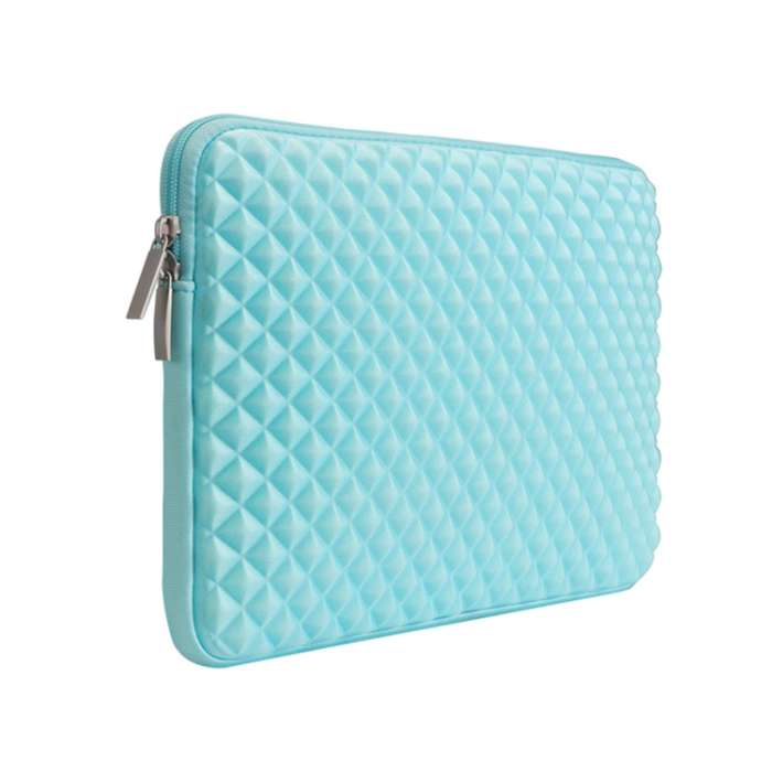 Diamond Texture Laptop Liner Bag, Size: 14-15.4 inch (Mint Green)