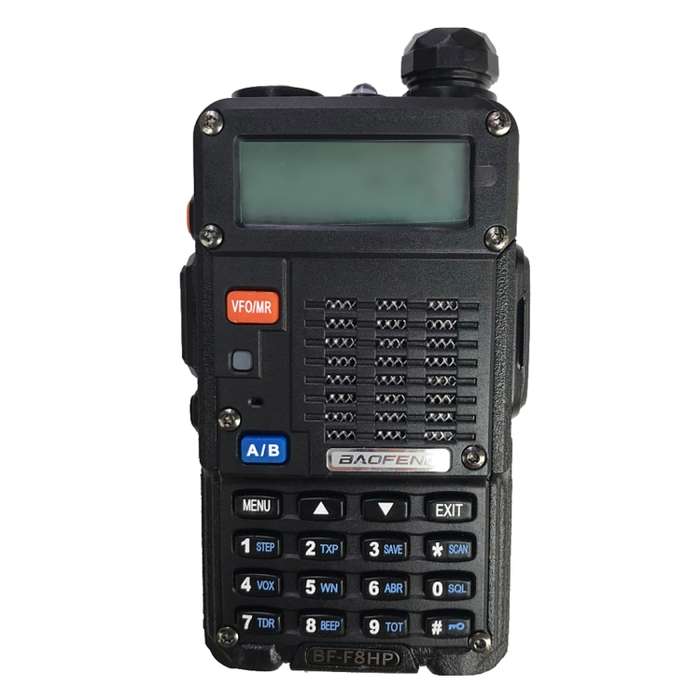 BaoFeng BF-F8HP 8W Dual Band Two-Way Radio VHF UHF Handheld Walkie Talkie, UK Plug(Black)