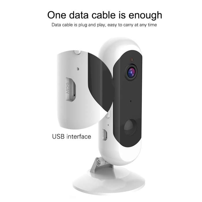 720P HD Intelligent Unplugged Surveillance Wireless Camera without Memory