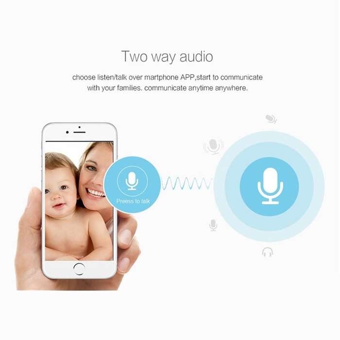 Anpwoo KP003 GM8135+SC1145 960P HD WiFi Mini IP Camera, Support Infrared Night Vision & TF Card(Max