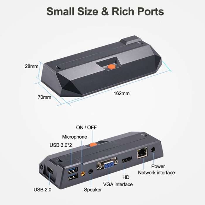 R1pro Windows and Linux System Mini PC, Quad Core 1.5GHz, RAM: 1GB, ROM: 8GB, Support WiFi