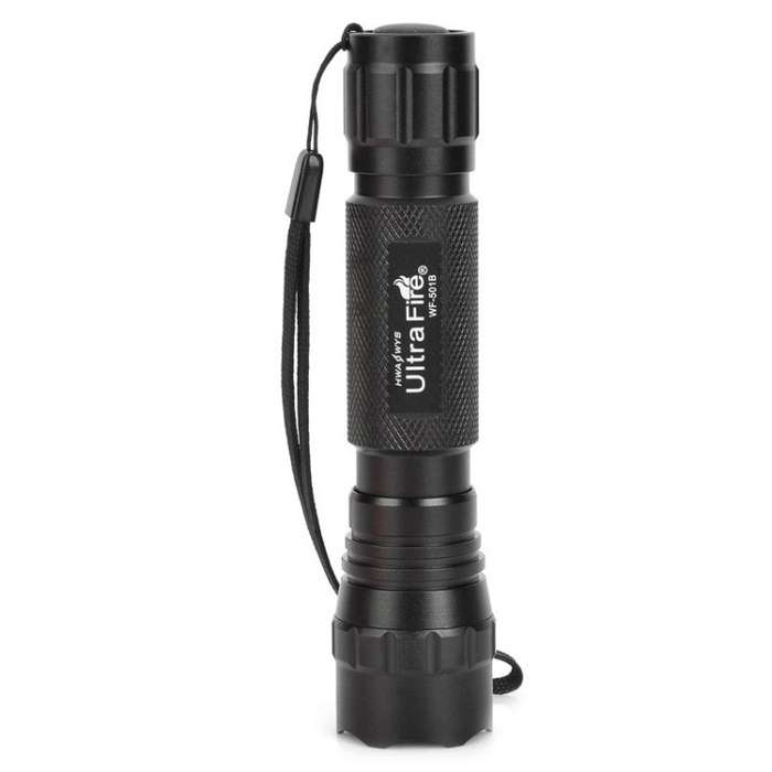 WF-501B UltraFire High Bright Flashlight , 1 T6 LED, Compatible with Li-18650