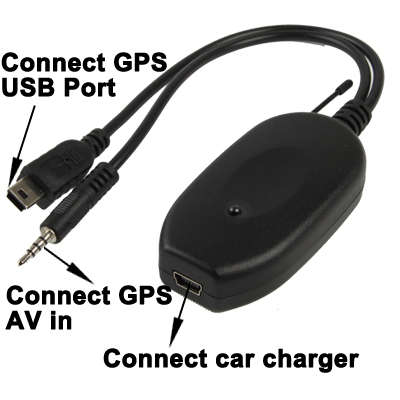 2.4G Wireless GPS Night Vision Car Rear View  Camera with 2 LED, Wide viewing angle: 120 (WX8