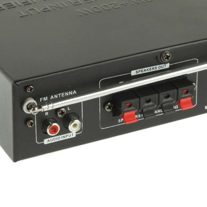 AK-901 Stereo Audio Karaoke Power Amplifier with Remote Control, Support SD Card / USB Flash Disk /