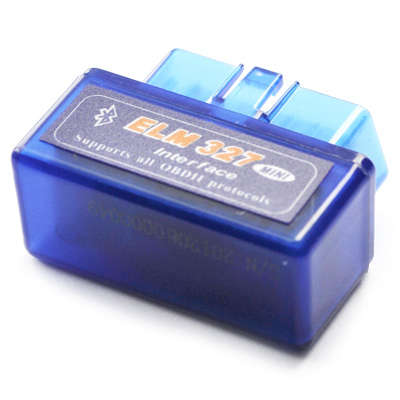 Super Mini ELM327 Bluetooth OBDII V2.1 Car Diagnostic Interface Tool, Support OBDII-ISO 9141-2, ISO