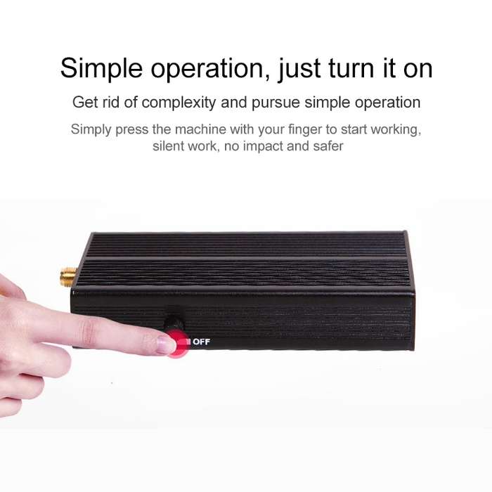 101B Black, Mini Portable WiFi/2.4G Signal Jammer (Coverage: 5~10 meters)(Black)
