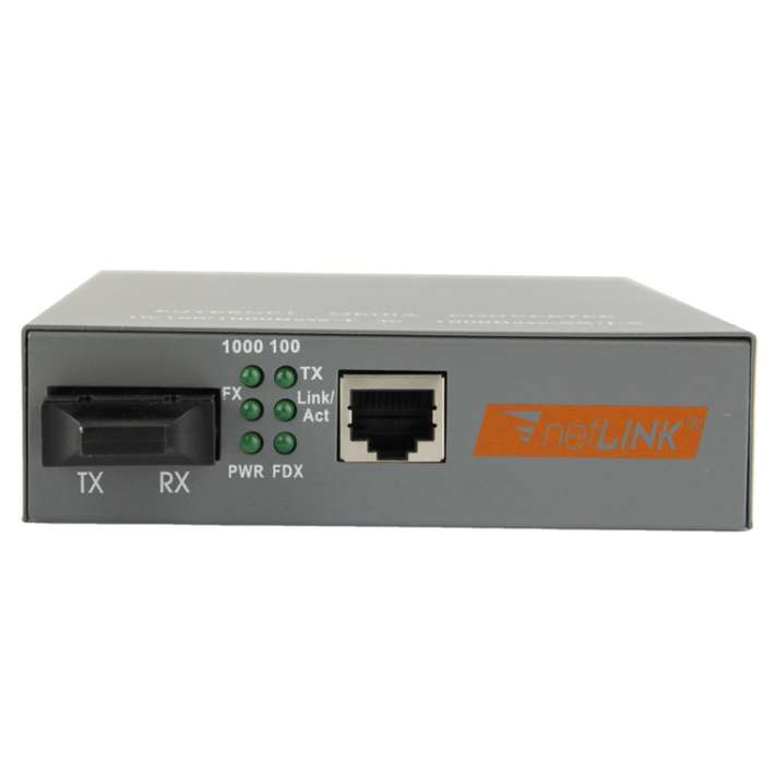 10/100/1000M Single mode Gigabit Adaptive Optical Transceiver (HTB-GS-03)