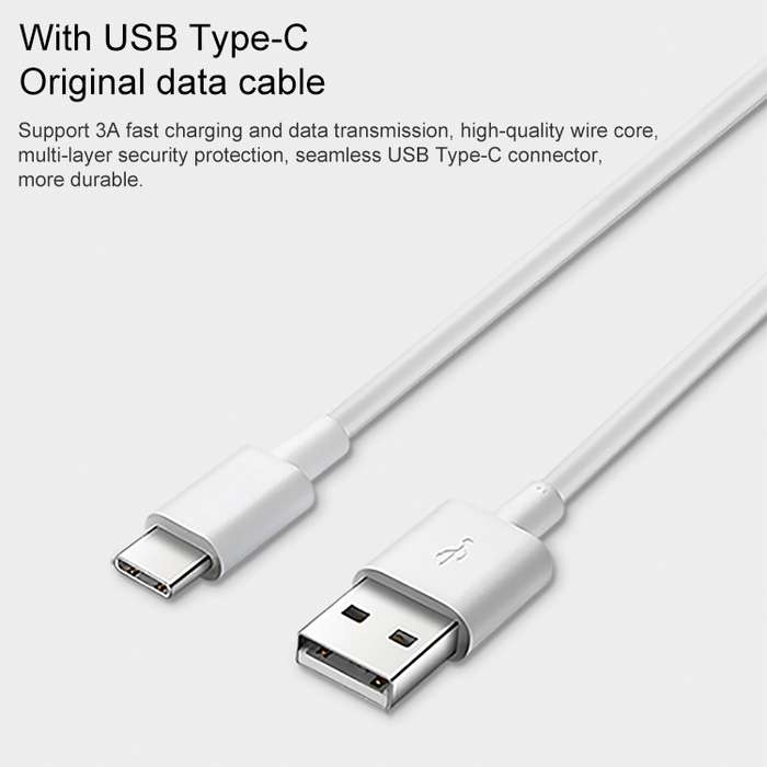 Original Honor AP404 USB Super Fast Charge Charger (Max 22.5W SE) with 1m 3A USB to USB-C / Type-C D