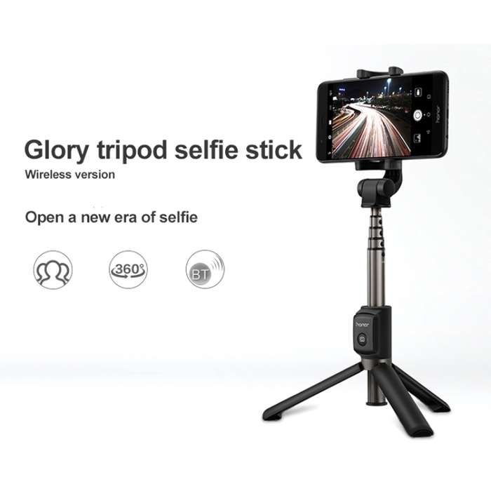 AF15 Honor Bluetooth 3.0 Mobile Phone Adjustable Bluetooth Wireless Selfie Stick Self-timer Tripod(B