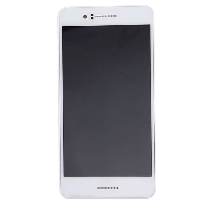 Original LCD Screen for HTC Desire 728 Digitizer Full Assembly with Frame (White)