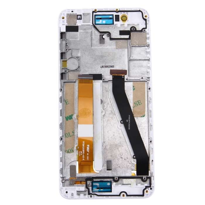 Original LCD Screen for HTC Desire 728 Digitizer Full Assembly with Frame (White)