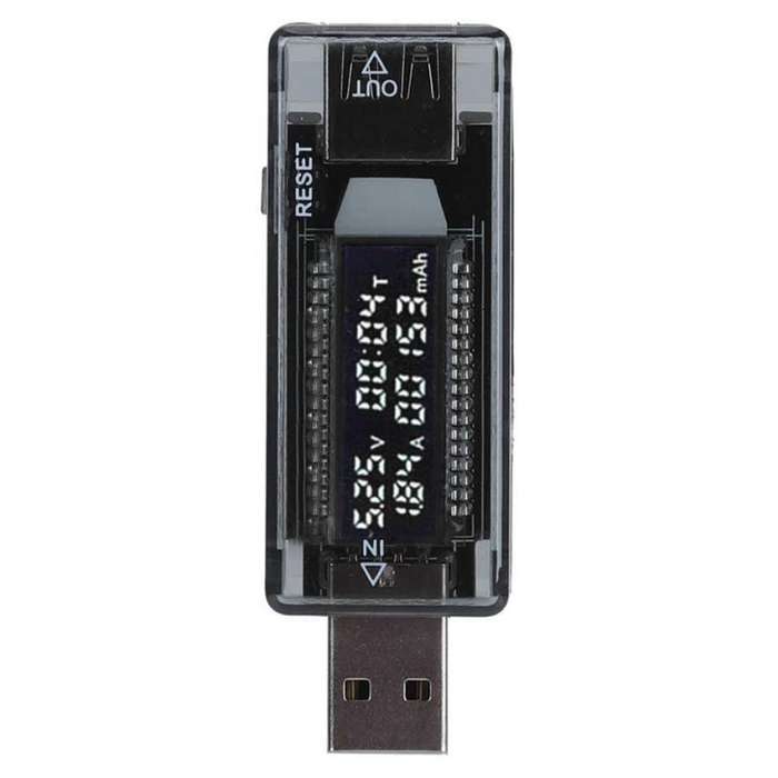 KWS-V21 QC2.0 USB Current Voltage Tester Charge Detector, Multimeter, Power Capacity Meter