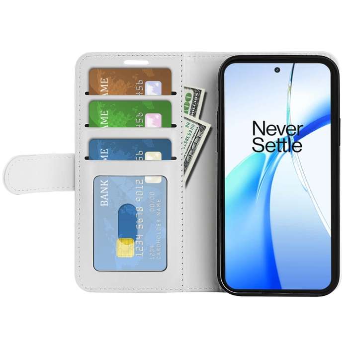For OnePlus Ace 3V R64 Texture Horizontal Flip Leather Phone Case(White)