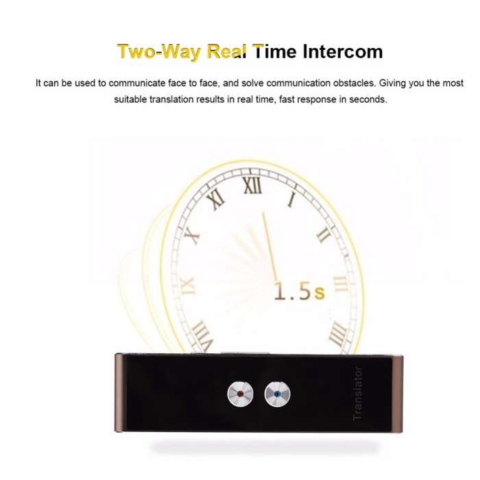 Portable Smart Voice Translator Upgrade Version for Learning Travel Business Meeting 3 in 1 voice Te