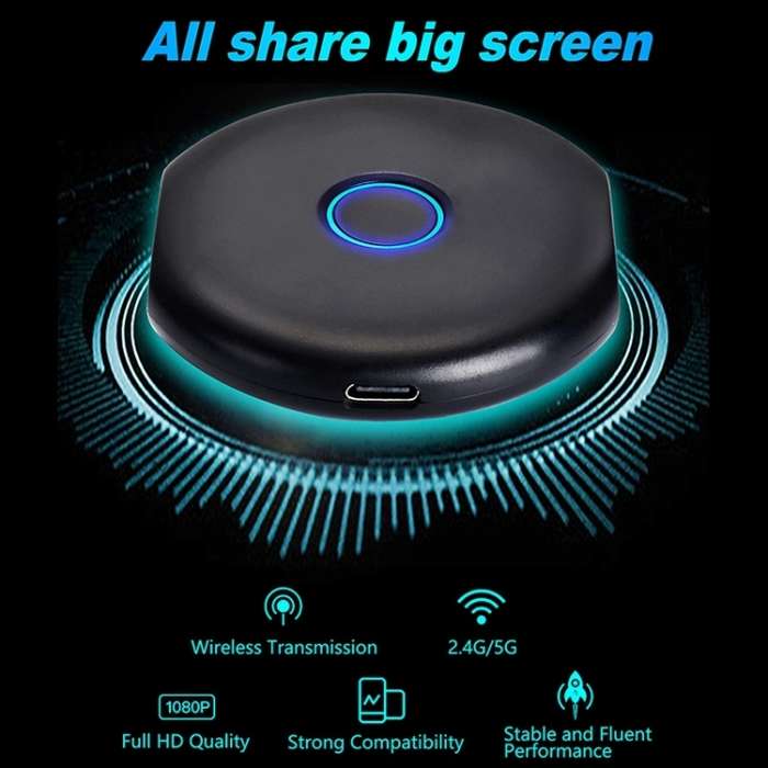 C39A 4K 2.4G + 5G  WiFi Wireless Display Dongle Receiver HDTV Stick For Mac IOS Laptop And Android S
