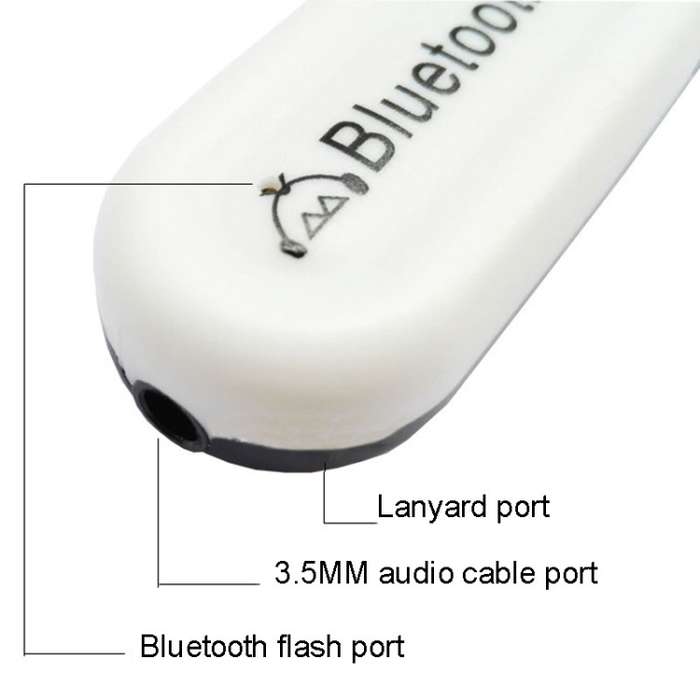 B10 Dual Output USB Wireless Bluetooth Audio Receiver AUX Bluetooth Adapter