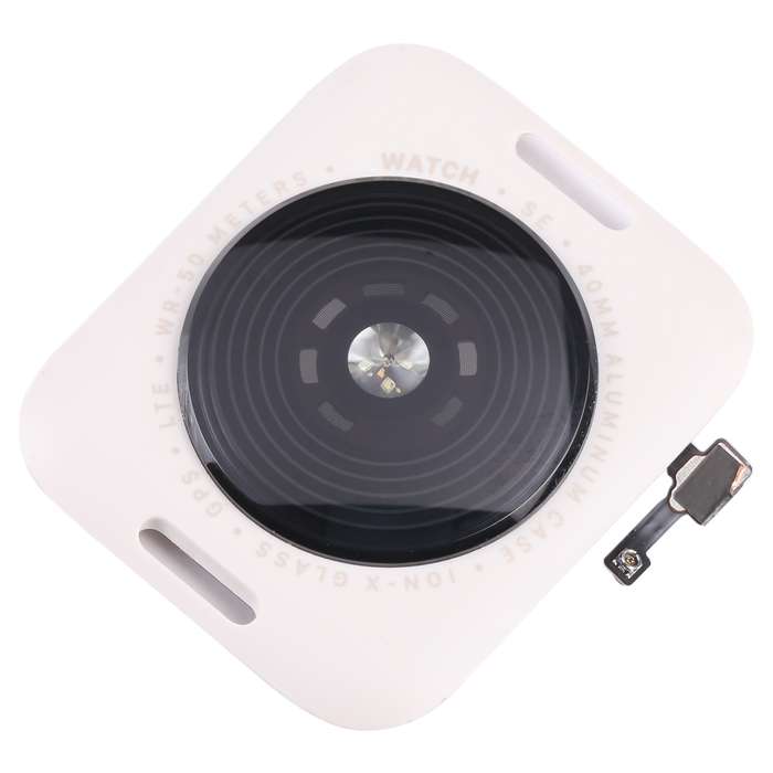 Glass Back Cover With Wireless Charging Coil For Apple Watch Series SE 2022 40mm LTE Edition (Starli