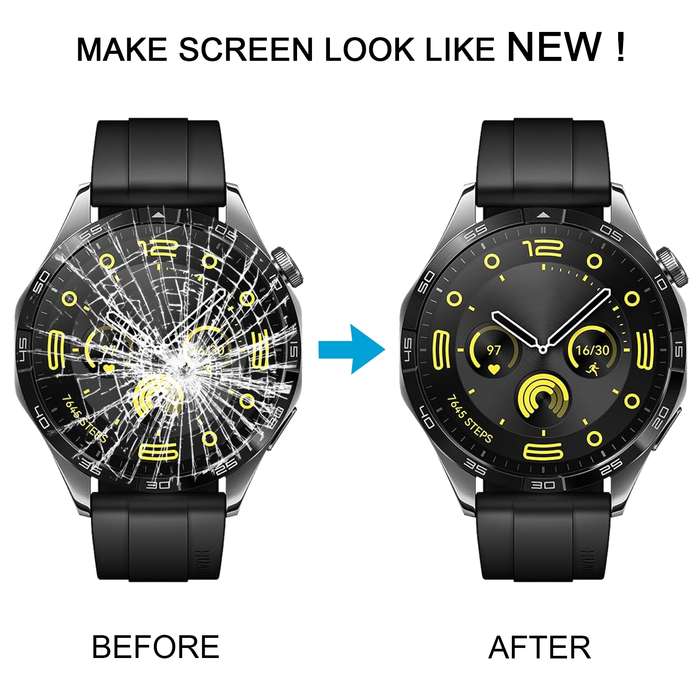 For Huawei Watch GT 4 46mm Original Front Screen Outer Glass Lens (Black)