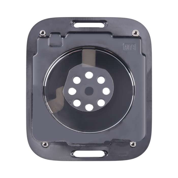 For Apple Watch Series 9 45mm Rear Housing Glass Cover(Black)