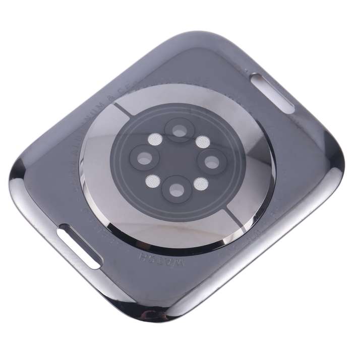 For Apple Watch Series 9 45mm Rear Housing Glass Cover(Black)
