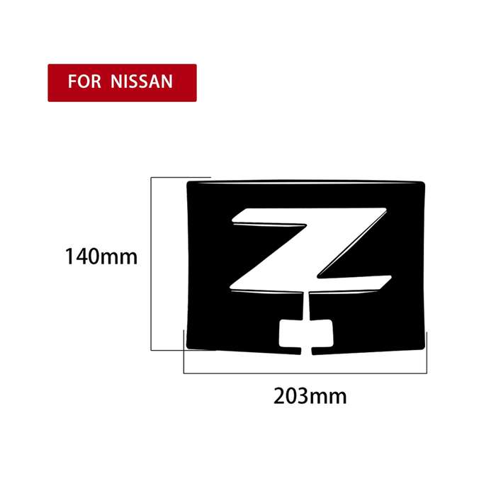 For Nissan 350Z 2003-2009 Car Navigation Cover Decorative Stickers, Left and Right Drive Universal