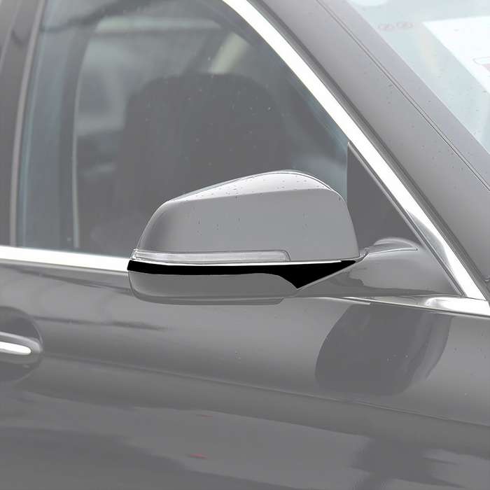 For BMW 5 Series F10 2011-2017 Car Rearview Mirror Bumper Strip Decorative Sticker, Left and Right D