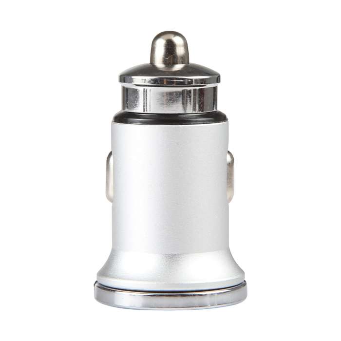 AR-CA08 12W 2A USB-C / Type-C + USB Ports Car Charger (Gold)