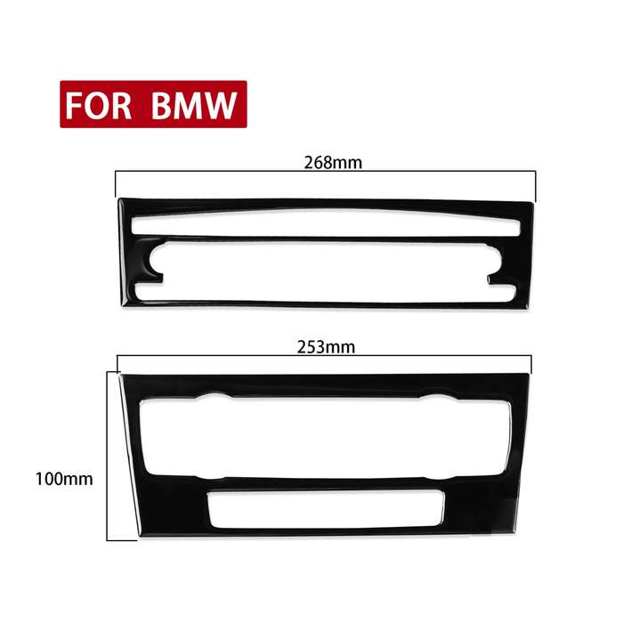 For BMW 3 Series E90/E92 2005-2012 2pcs Car Air Conditioner CD Control Panel Non-navigation with Hol