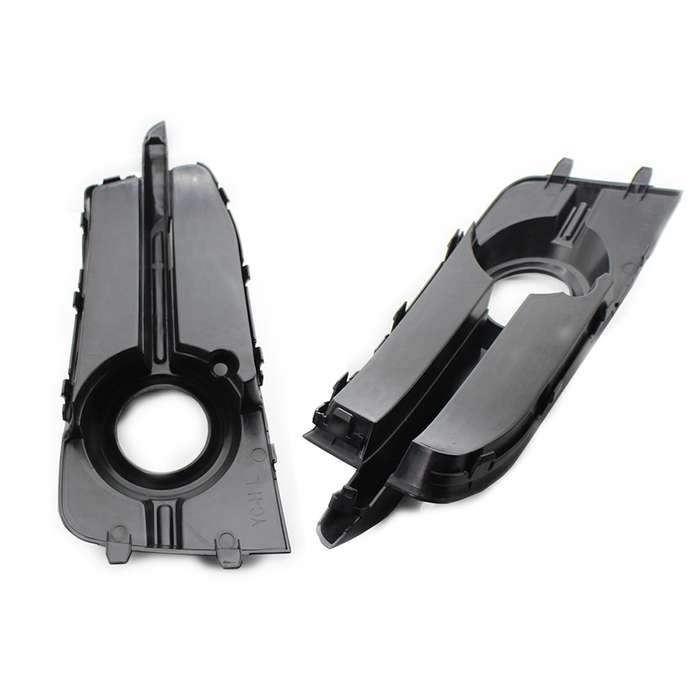 For Audi A1 8X 2011-2014 1 Pair Car Bumper Fog Lamp Decorative Cover Lower Grille Fog Lamp Frame 8X0