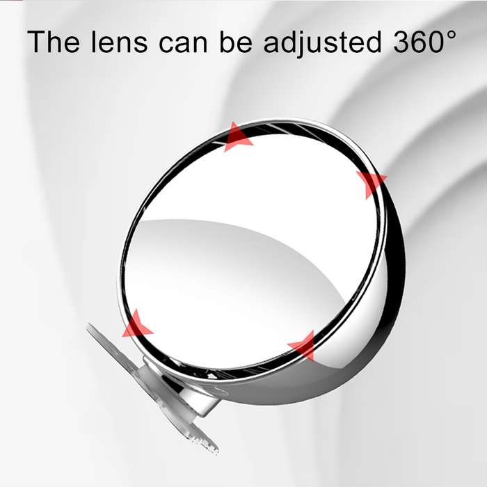 3R-043 Auxiliary Rear View Mirror Car Adjustable Blind Spot Mirror Wide Angle Auxiliary Side Mirror