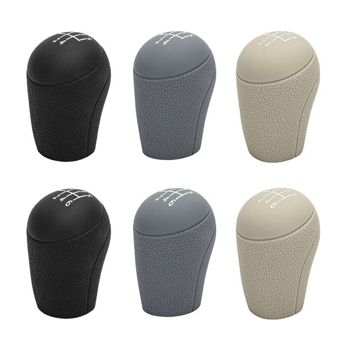 For Volkswagen 5-speed Car Silicone Dustproof Shift Knob Gear Protective Cover (Beige)