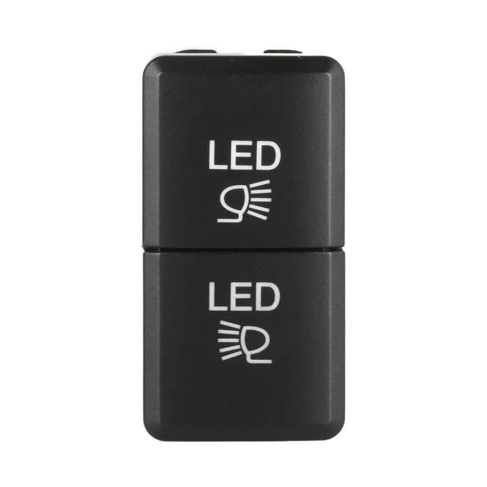 TS-201 For Toyota Car Blue-green Light Large Fog Light Dual Control Switch with Lock