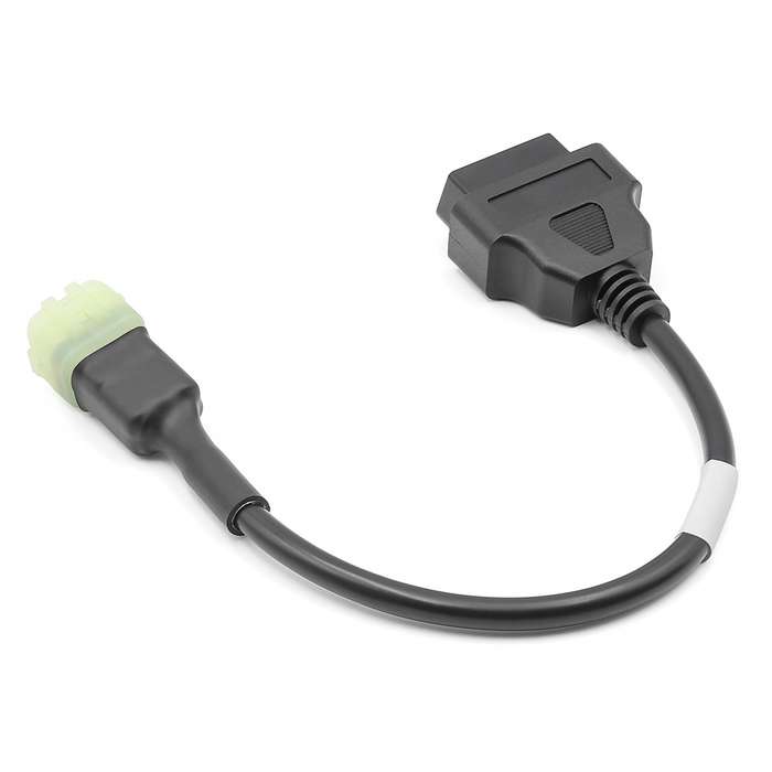 For Kawasaki 6 Pin to OBDII Female Motorcycle Connector Cable